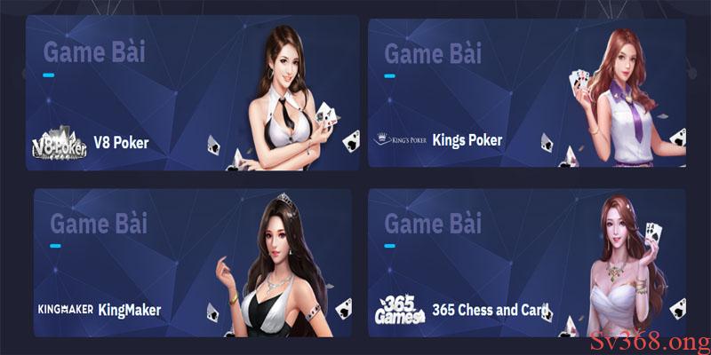 Game bài sv368 - Chơi game bài siêu hấp dẫn và thắng lớn 2 Ưu điểm khi tham gia game bài tại nhà cái sv368