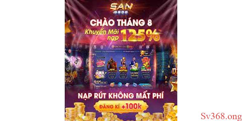 Sanclub - Sân Chơi Game Bài Đổi Thưởng Uy Tín Nhất 2025 3 Kho khuyến mãi có 1-0-2
